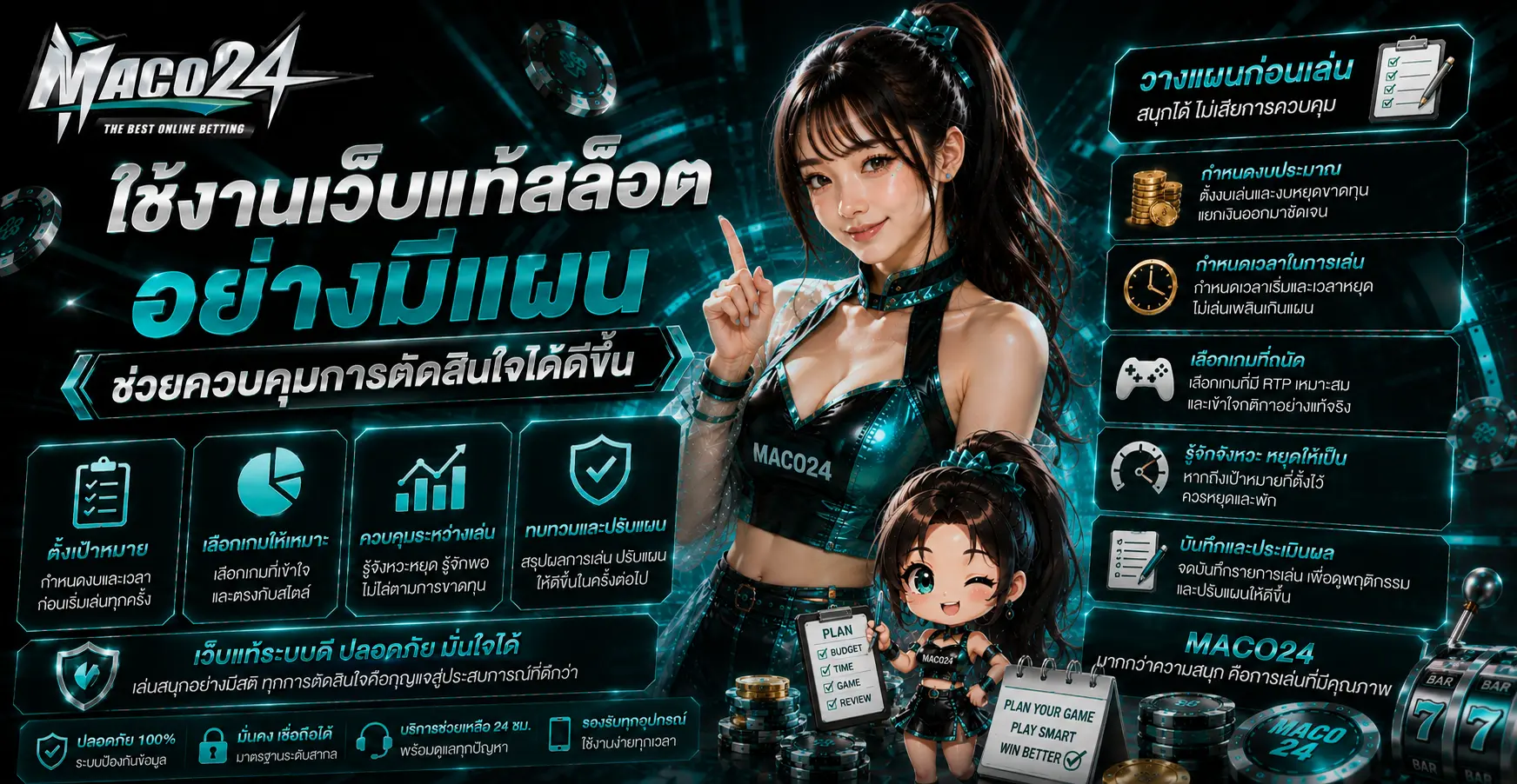 ใช้งานเว็บแท้สล็อตอย่างมีแผนช่วยควบคุมการตัดสินใจได้ดีขึ้น